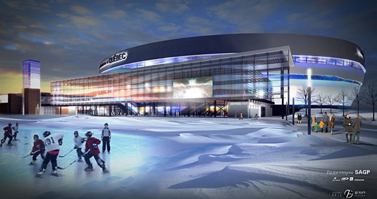 Vancouver Canucks vs Colorado Avalanche April 1st - A rendering of the new stadium
