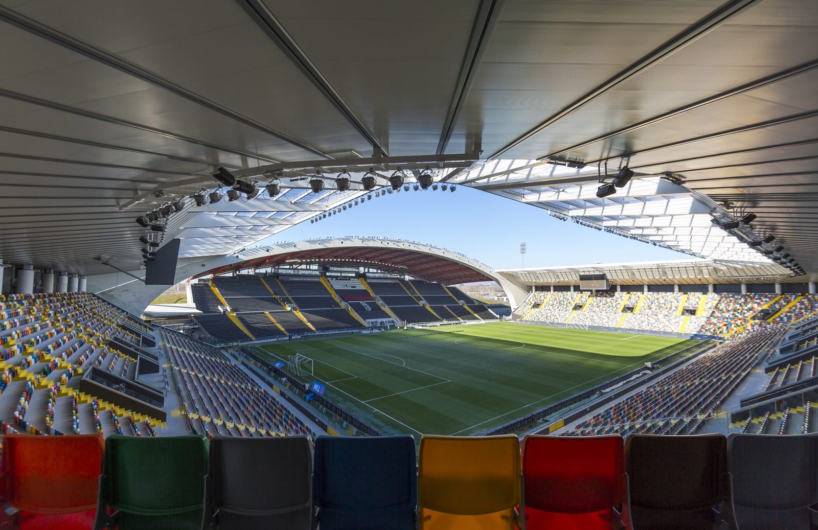 parma vs como - The interior of the stadium